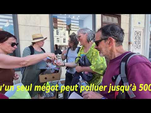 Mégothon à Avallon (89) – Un véritable geste pour la protection de l’environnement.