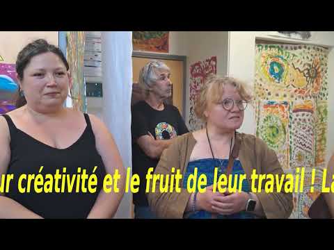 Des artistes en herbe à la Maison à la Maison des Part’Âges à Avallon (89).